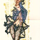 Olivia de Berardinis O Card "Breathless" Pin-up Notecard with Envelope