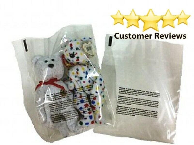 10 18" x 30" Clear Poly Bags Suffocation Warning 2 mil Flat Bag USA Seller &acirc;&shy;�