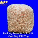 PINK POPCORN 3.5 cu ft Anti Static PACKING PEANUTS FREE SHIPPING US Seller