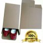 Shoe Box 250 Folding  9 x 5.5 x 3.5 Small  Reverse Tuck Carton Kraft Brown Light