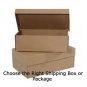 25 (Twenty-Five) Medium Shoe Boxes 12" x 7" x 4" Reverse Tuck Cartons