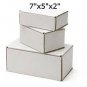 Corrugated Mailers 7" x 5" x 2" White 50 Bundle Super Strong Crush Resistant