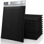 Color Black  #0 (6x9) Poly Bubble Lined Mailer Envelopes Self Seal Happy Sell