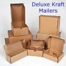 Deluxe Literature Kraft Mailers 50 - 12" x 11" x 3" Packaging Corrugated