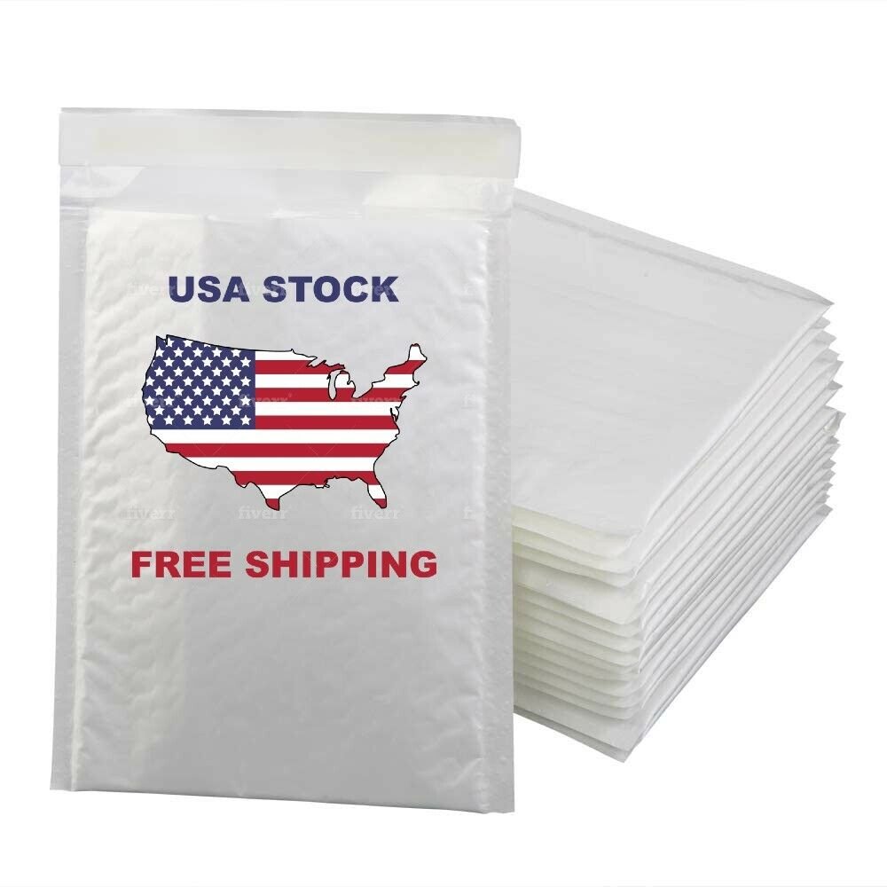 100 #2 8.5x12 POLY BUBBLE MAILERS SHIPPING MAILING PADDED ENVELOPES  SELF SEAL