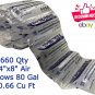 Air Pillows 4x8 660 Qty 80 Gall Void Fill Packing Shipping Cushioning Perforated