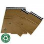 Biodegradable Eco Poly Bag Stronger Mailer  100 #5  12 "x 15.5" Brown Self Seal