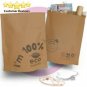 Eco Poly Bag Stronger Mailer Biodegradable 250 #5  12 "x 15.5" Brown Self Seal