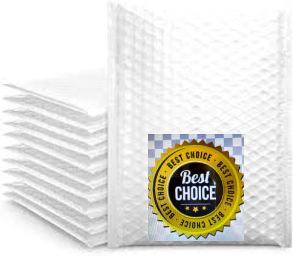 200 #5 10.5 x 16 Self-Sealing Poly Bubble-Lined Mailing Envelopes Durable Popula