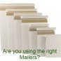 100 11" x 13.5" Rigid No-Bend Photo Mailers Self Seal Envelopes Flat Document
