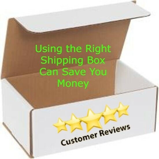 50 8x3x3 Cardboard Paper Boxes Mailing Packing Shipping White Box Carton &acirc;&shy;�