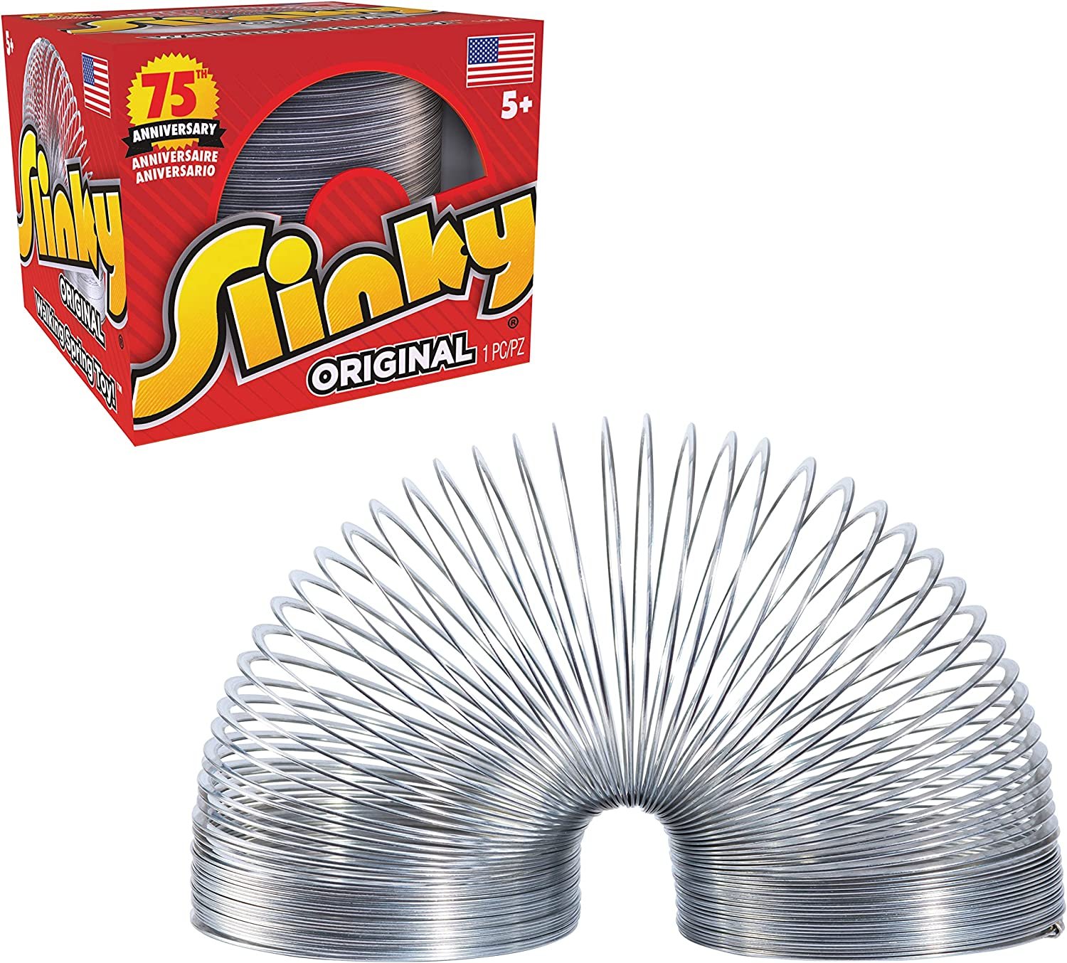 The Original  Walking Spring Toy, Metal , Fidget Toys, Party Favors and Gifts, T