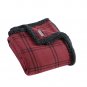 Kettle Falls Plaid Flannel/Sherpa Throw Blanket