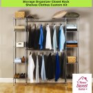 Storage+Organizer+Closet+Rack+Shelves+Clothes+Custom+Kit+System+Modular+Expand