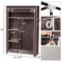 Clothes Rack Organizer Closet Storage Wardrobe Shelves 64â Shoe Garment Hanger