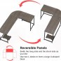 Reversible L Shaped Gaming Computer Desk, 66 Inch Large Home Office Corner Desk