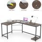 Reversible L Shaped Gaming Computer Desk, 66 Inch Large Home Office Corner Desk