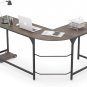 Reversible L Shaped Gaming Computer Desk, 66 Inch Large Home Office Corner Desk