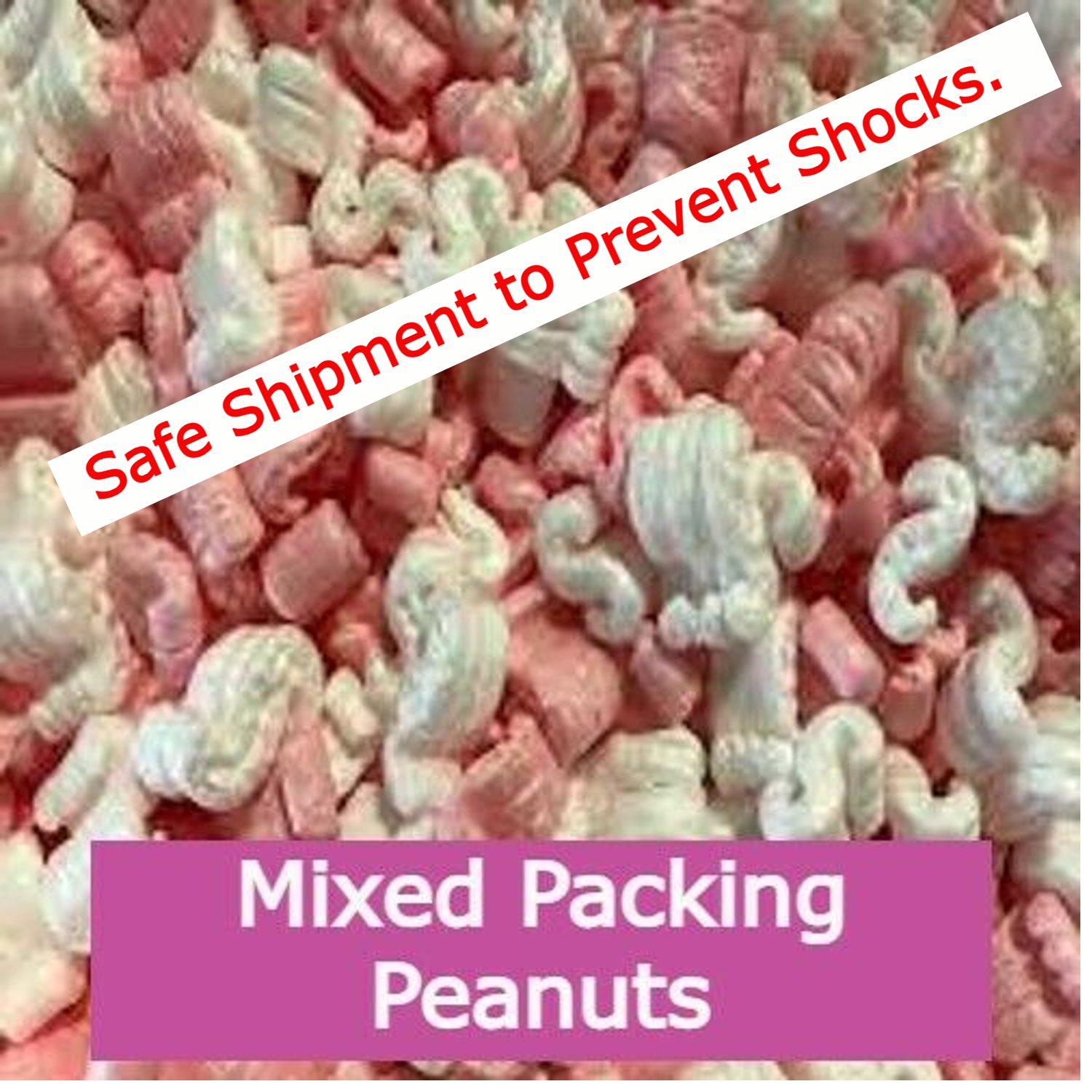 Packing Peanuts Shipping anti Static Loose Fill 30 Gallons 4 Cubic Feet Mixed