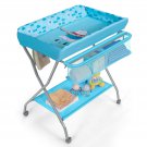 Baby Changing Table with Safety Belt and 4-Side Defence