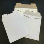 25 6 X 6 White No Bend Paperboard Tab Lock Rigid Photo Document Mailer