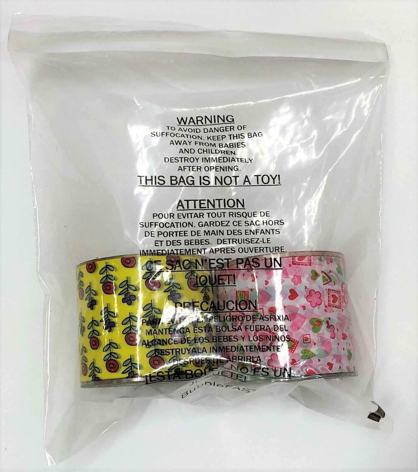 1000 6 X 6 Self Seal Suffocation Warning Clear Poly Bags 1.5 Mil Free Shipping