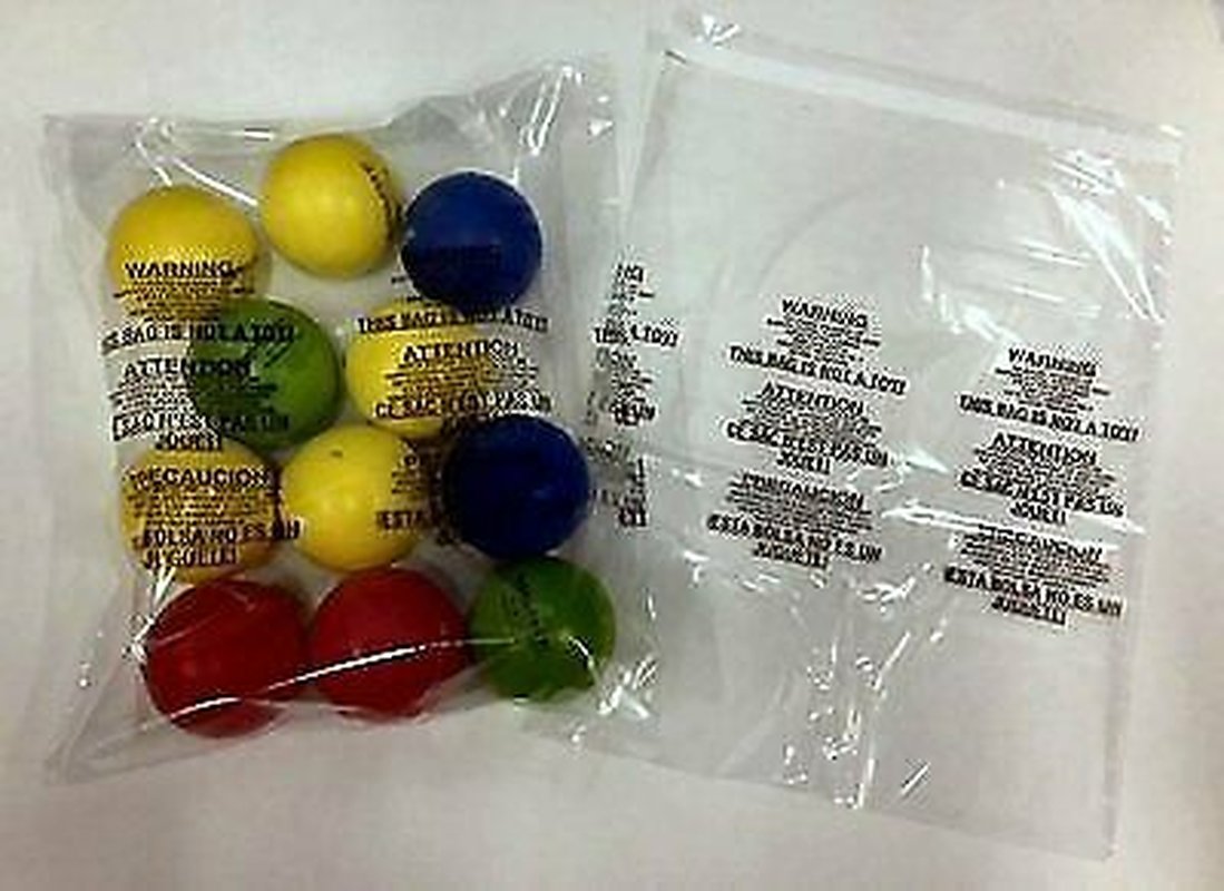 100 9X12 Self Seal Suffocation Warning Clear Poly Bags 1.5 Mil Free Shipping
