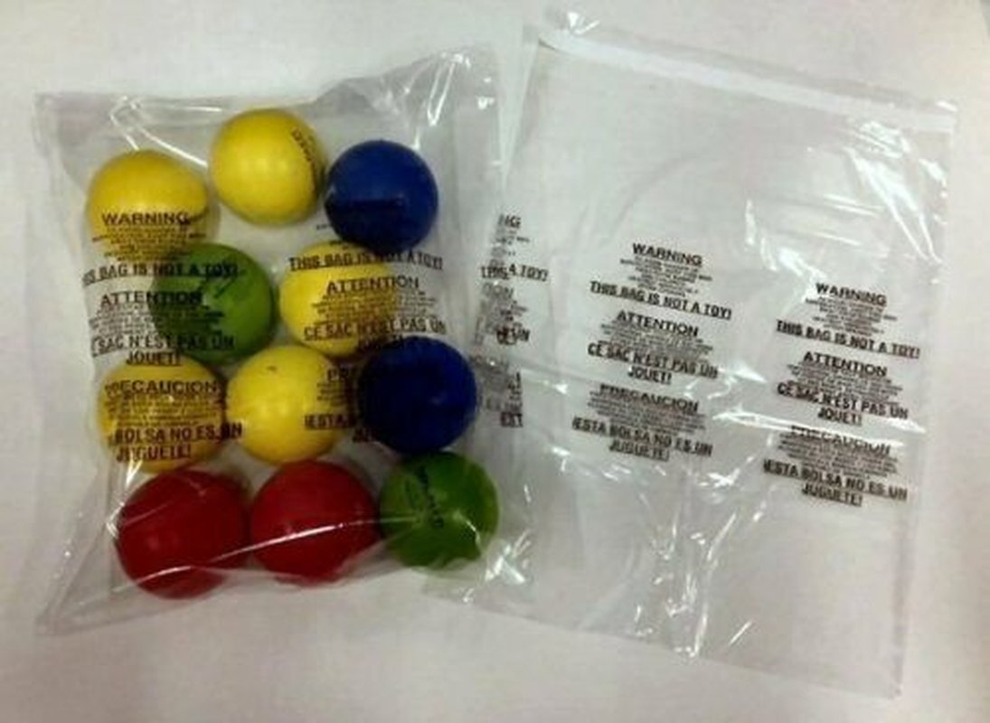 100 18 X 30 Self Seal Suffocation Warning Clear Poly Bags 1.5 Mil Free Shipping