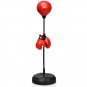 Adjustable Height Punching Bag with Stand plus Boxing Gloves for Both Adults and