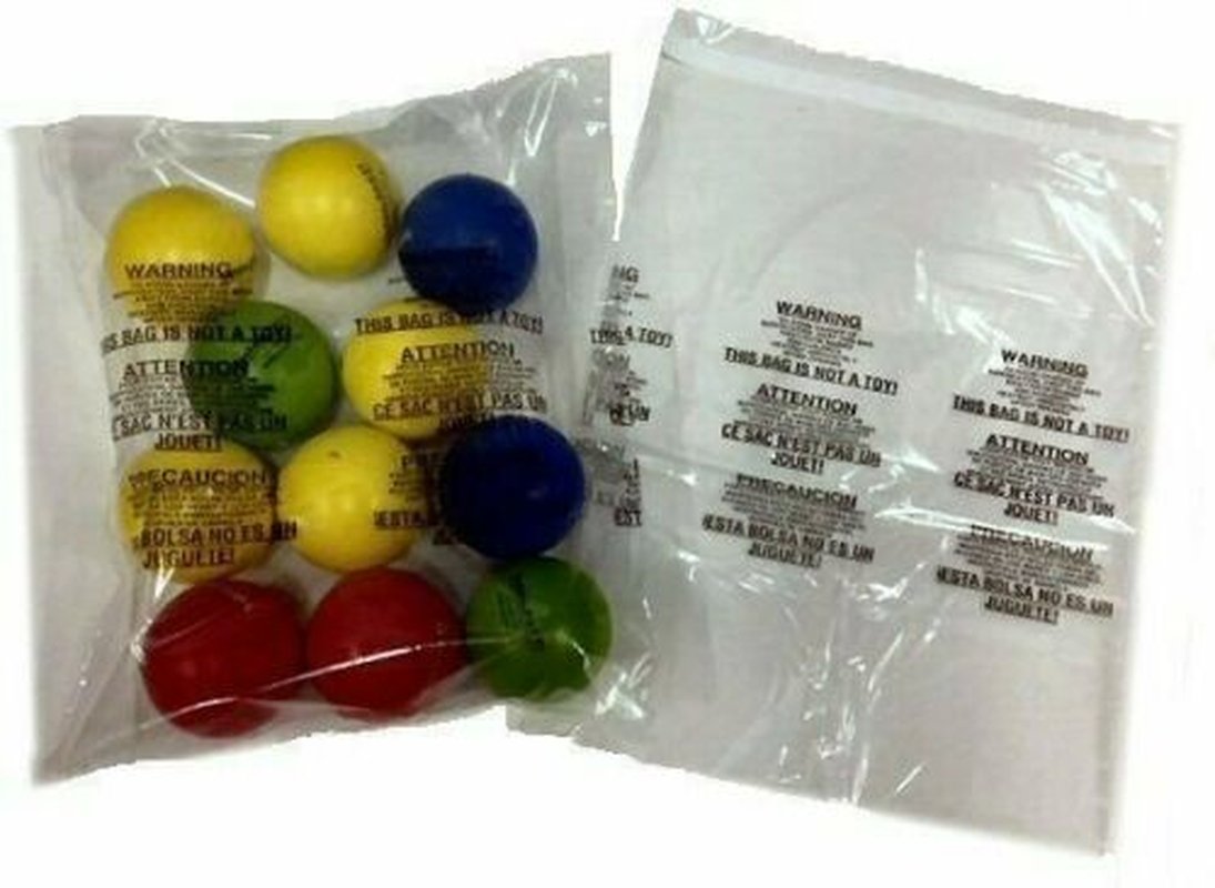 500 9 X 12 Self Seal Suffocation Warning Clear Poly Bags 1.5 Mil Free Shipping