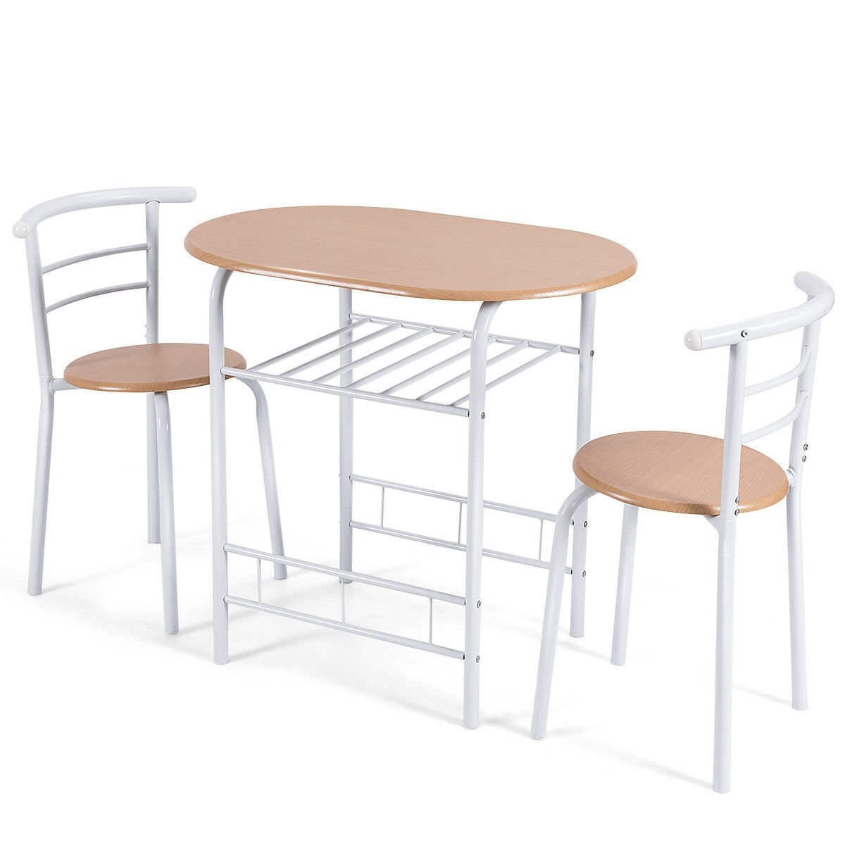 3-Piece Space-Saving Bistro Set for Kitchen and Apartment