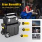 2-In-1 Rolling Tool Box Set Mobile Tool Chest Storage Organizer Portable
