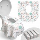 Toilet Seat Covers Disposable - 20 Pack - Waterproof, Ideal for Kids and Adults