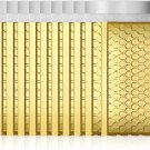 Gold Bubble Mailers 4X8 "50 Pack, Strong Adhesion Metallic Bubble Envelopes ,Wat