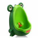 Cute Frog Potty Training Urinal for Boys with Funny Aiming Target - Blackish Gre
