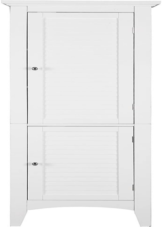 Glancy Linen Tower Freestanding Tall Narrow Bathroom Kitchen