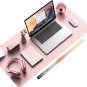 Writing Desk Pad Protector, Anti-Slip Thin Mousepad for Computers,Office Desk A