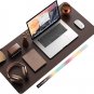 Writing Desk Pad Protector, Anti-Slip Thin Mousepad for Computers,Office Desk A