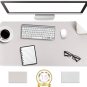Writing Desk Pad Protector, Anti-Slip Thin Mousepad for Computers,Office Desk A