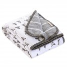 - Reversible Blanket, Nursery, Stroller & Tummy-Time Organic Jersey Cotton Quilt