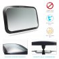 Baby Car Mirror, Safety Car Seat Mirror for Rear Facing Infant with Wide Crystal