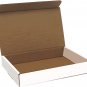 White Cardboard Shipping Box - Pack of 25, 11 X 8.75 X 2 Inches, White, Corrugat