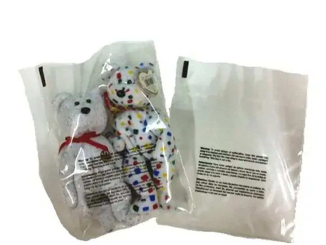 400 Piece Combo Pack Suffocation Warning 2 Mil Flat Poly Bags: 4 Sizes. 100 Each