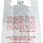 Thank You T-Shirt Bags (350 Count) ( 11.5" X 6.5" X 21") (White) - Grocery, Shop