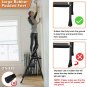 3 Step Ladder, Folding Step Stool with Wide Anti-Slip Pedal, 500Lbs Sturdy Steel