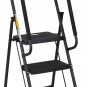 3 Step Ladder, Folding Step Stool with Wide Anti-Slip Pedal, 500Lbs Sturdy Steel