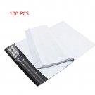 100PC White Poly Mailers Envelopes Bags Adhesive Self Sealing Strip Lots of Size