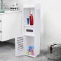 Bathroom 3-Tier Locker with Tissue Box Towel Cosmetic Locker
