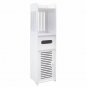 Bathroom 3-Tier Locker with Tissue Box Towel Cosmetic Locker