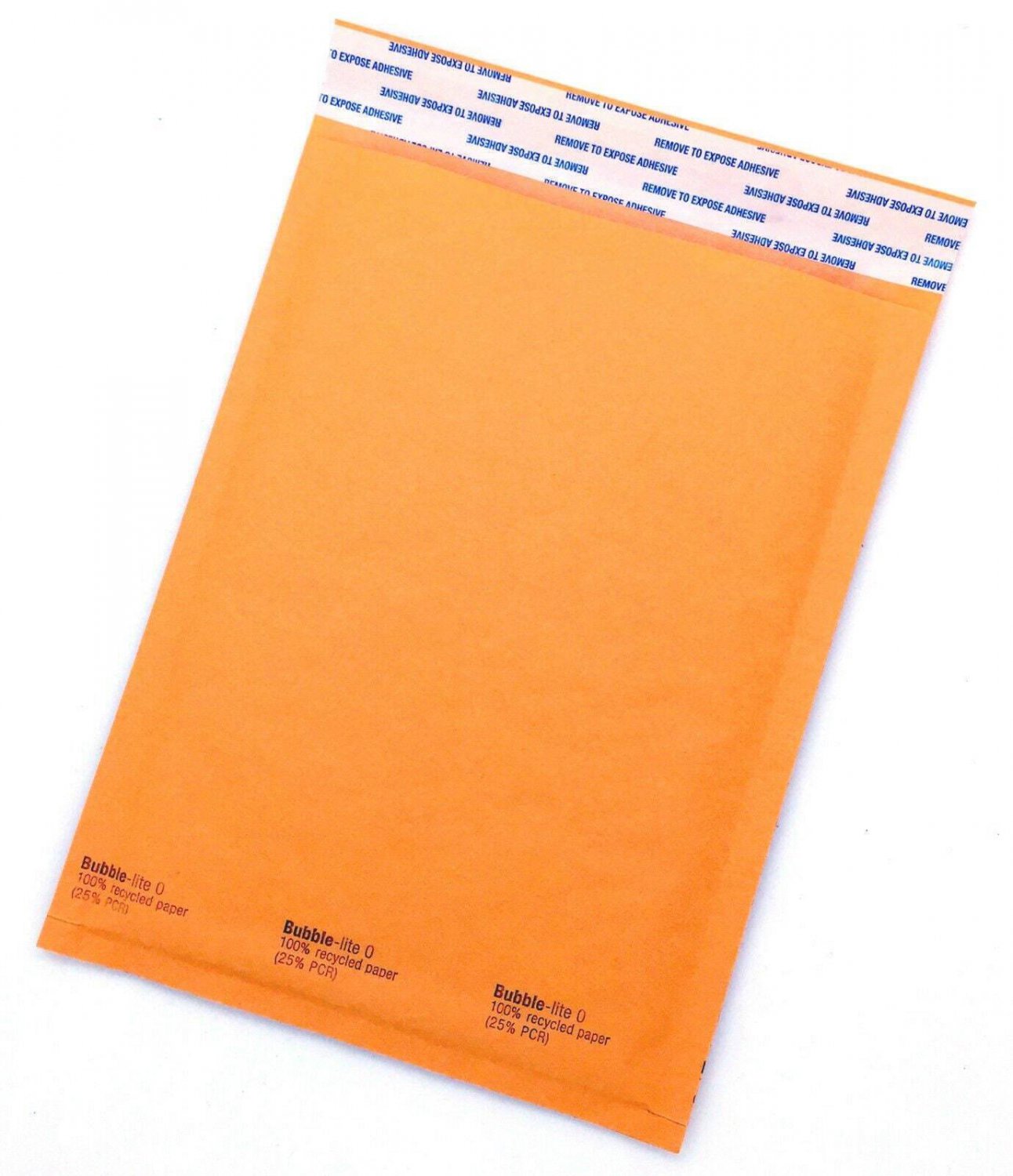 25 #0 (6"X10") Kraft Bubble Lined Mailer Envelopes Self Seal Free Shipping